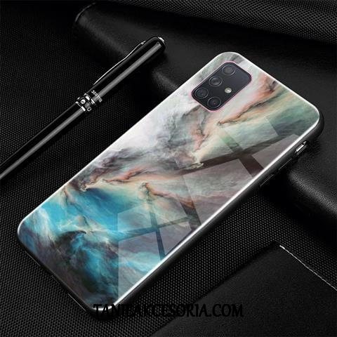 Etui Samsung Galaxy A71 Tendencja Osobowość Kreatywne, Obudowa Samsung Galaxy A71 Ochraniacz Gwiazda Niebieski