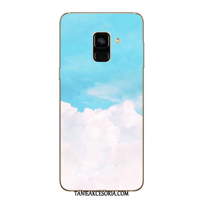 Etui Samsung Galaxy A8 Gwiazda Anti-fall Silikonowe, Pokrowce Samsung Galaxy A8 Niebieski All Inclusive Telefon Komórkowy