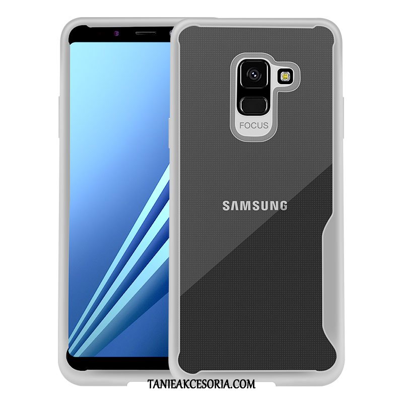 Etui Samsung Galaxy A8 Przezroczysty Osobowość Ochraniacz, Futerał Samsung Galaxy A8 Gwiazda Silikonowe Czerwony