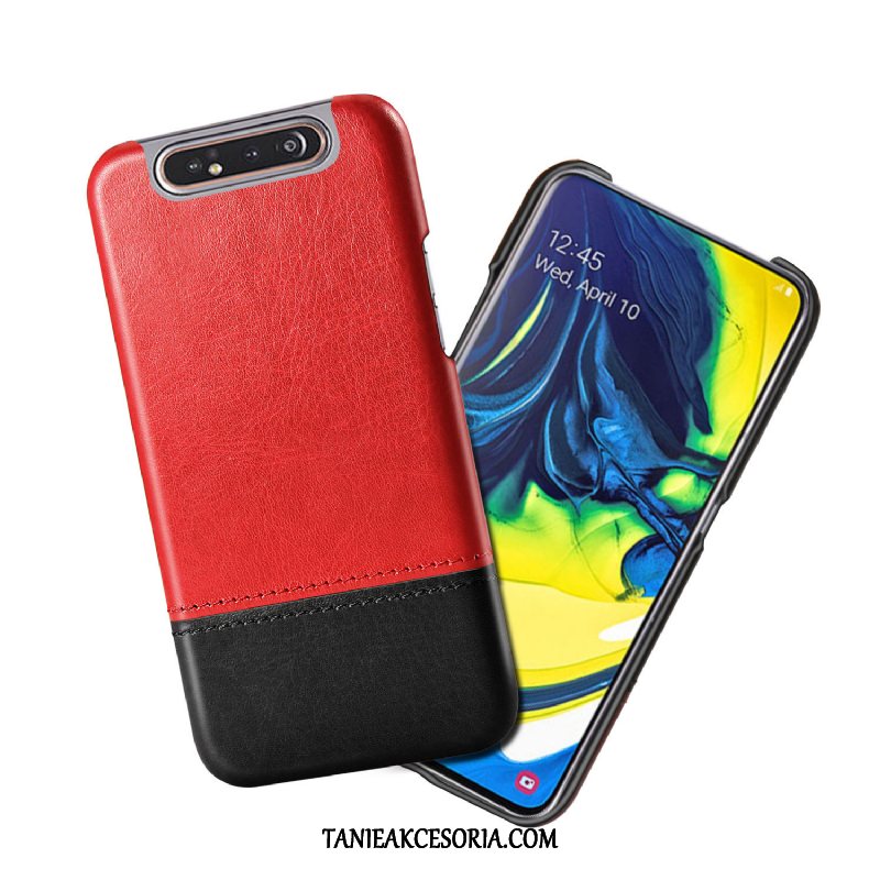 Etui Samsung Galaxy A80 Telefon Komórkowy Czarny Ochraniacz, Pokrowce Samsung Galaxy A80 Osobowość Gwiazda Skórzany Futerał Braun