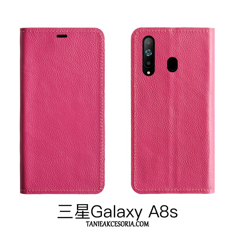 Etui Samsung Galaxy A8s Anti-fall Skórzany Futerał Prawdziwa Skóra, Pokrowce Samsung Galaxy A8s Wysoki Koniec All Inclusive Gwiazda