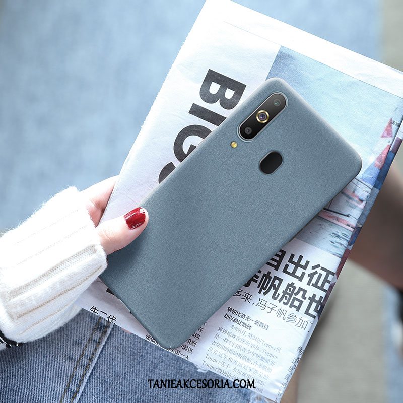 Etui Samsung Galaxy A8s Ochraniacz Modna Marka Nubuku, Obudowa Samsung Galaxy A8s Osobowość Trudno Czerwony