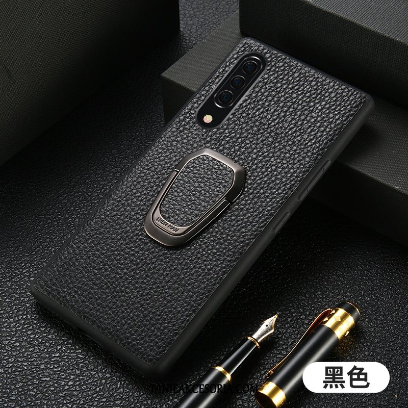 Etui Samsung Galaxy A90 5g Gwiazda Wspornik Anti-fall, Obudowa Samsung Galaxy A90 5g Prawdziwa Skóra Wysoki Koniec Telefon Komórkowy