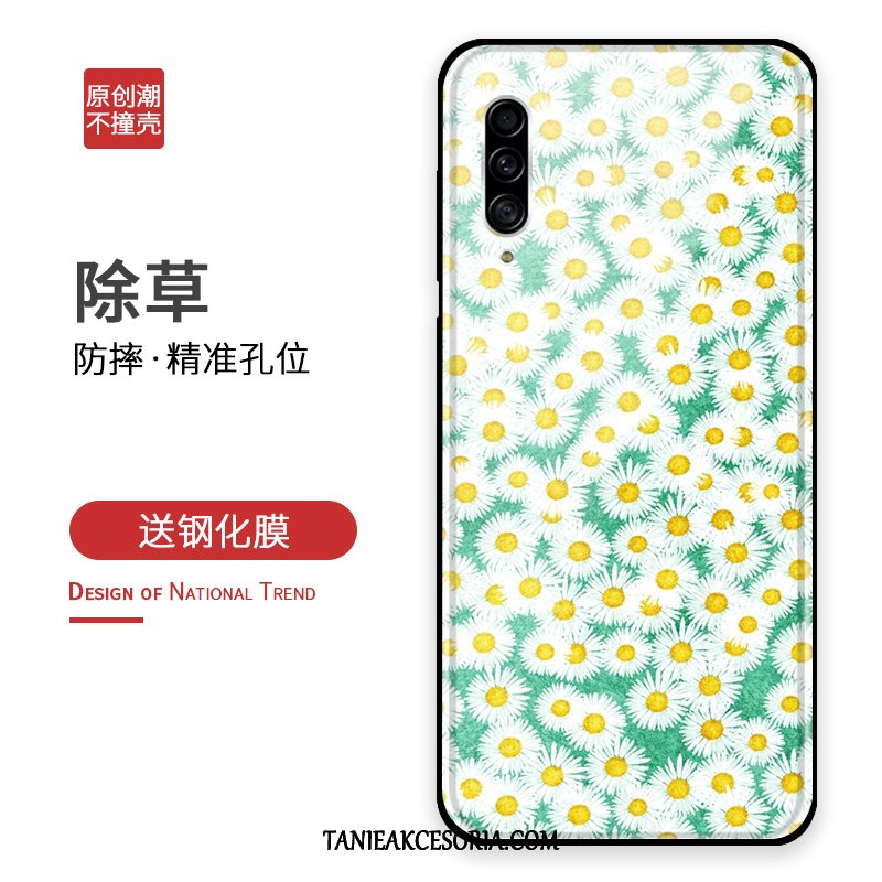 Etui Samsung Galaxy A90 5g Gwiazda Zielony All Inclusive, Obudowa Samsung Galaxy A90 5g Anti-fall Osobowość Szkło