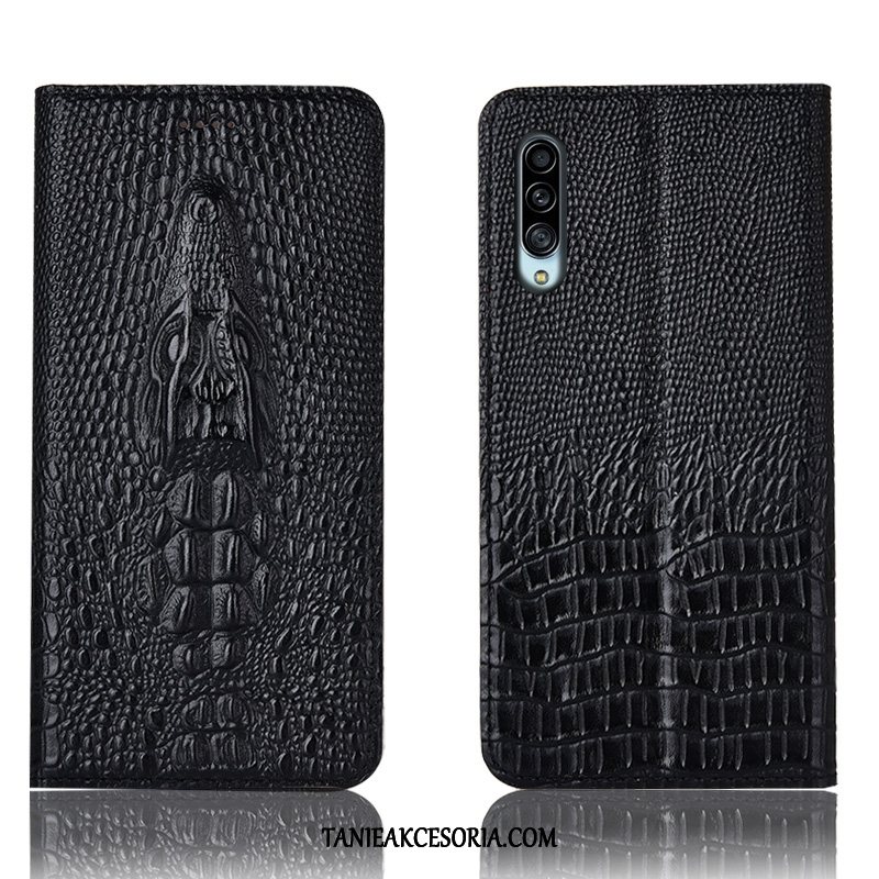 Etui Samsung Galaxy A90 5g Prawdziwa Skóra All Inclusive Anti-fall, Futerał Samsung Galaxy A90 5g Ochraniacz Krokodyl Gwiazda