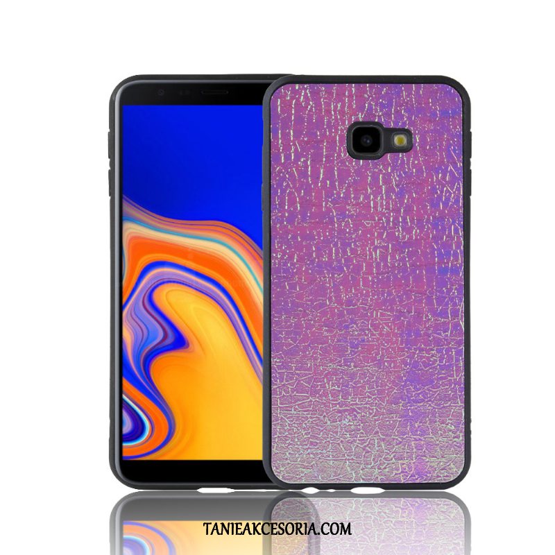 Etui Samsung Galaxy J4+ Gwiazda Kolor Telefon Komórkowy, Futerał Samsung Galaxy J4+ Purpurowy Ochraniacz