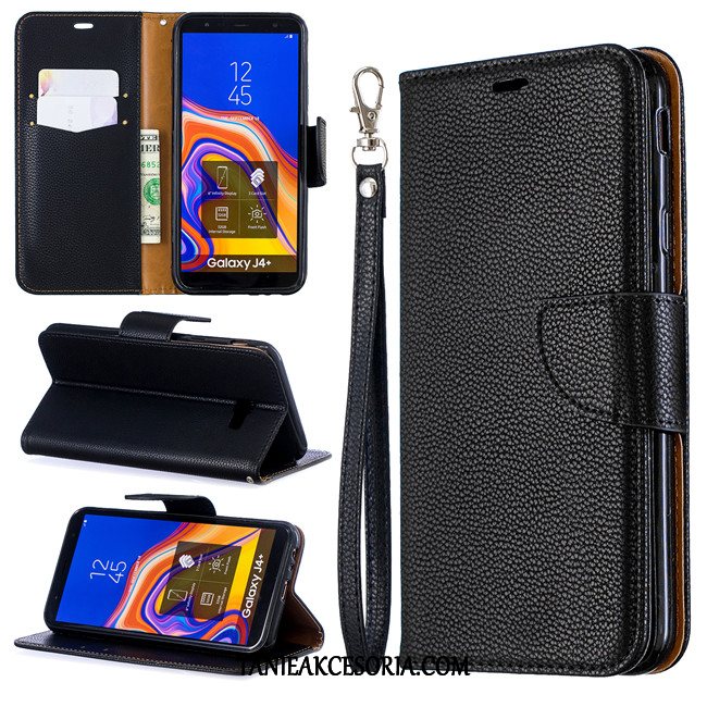 Etui Samsung Galaxy J4+ Telefon Komórkowy Gwiazda Czerwony, Pokrowce Samsung Galaxy J4+ All Inclusive Anti-fall Ochraniacz