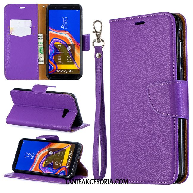 Etui Samsung Galaxy J4+ Telefon Komórkowy Gwiazda Czerwony, Pokrowce Samsung Galaxy J4+ All Inclusive Anti-fall Ochraniacz