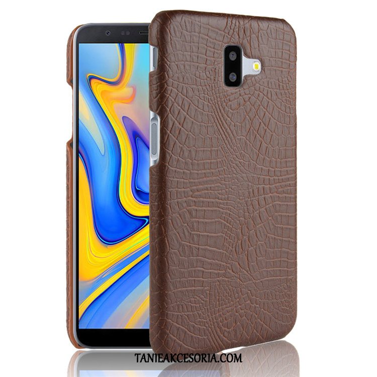 Etui Samsung Galaxy J6+ Biznes Proste Wzór, Futerał Samsung Galaxy J6+ Biały Ochraniacz Anti-fall