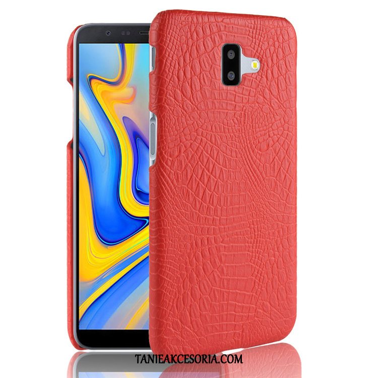 Etui Samsung Galaxy J6+ Biznes Proste Wzór, Futerał Samsung Galaxy J6+ Biały Ochraniacz Anti-fall