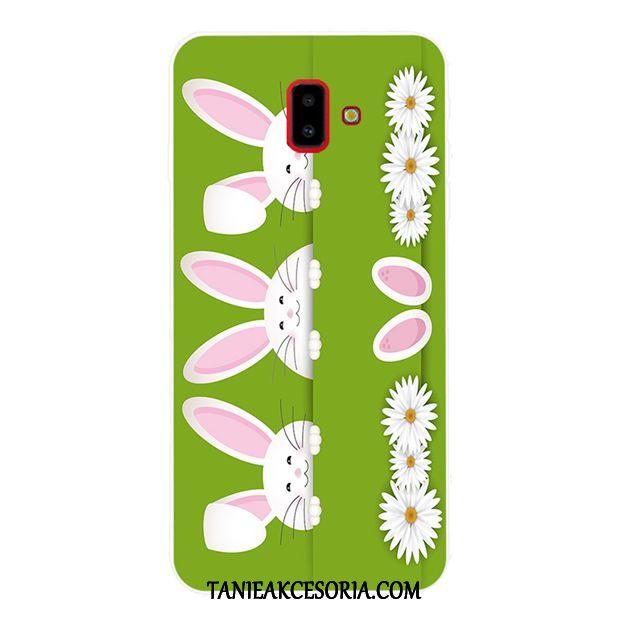 Etui Samsung Galaxy J6+ Miękki Gwiazda Kwiaty, Pokrowce Samsung Galaxy J6+ Dostosowane Moda Anti-fall