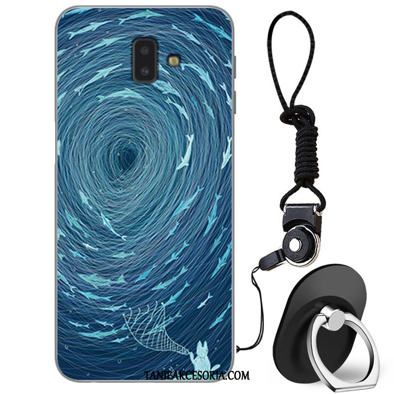 Etui Samsung Galaxy J6+ Ochraniacz Niebieski Osobowość, Futerał Samsung Galaxy J6+ Anti-fall Gwiazda All Inclusive