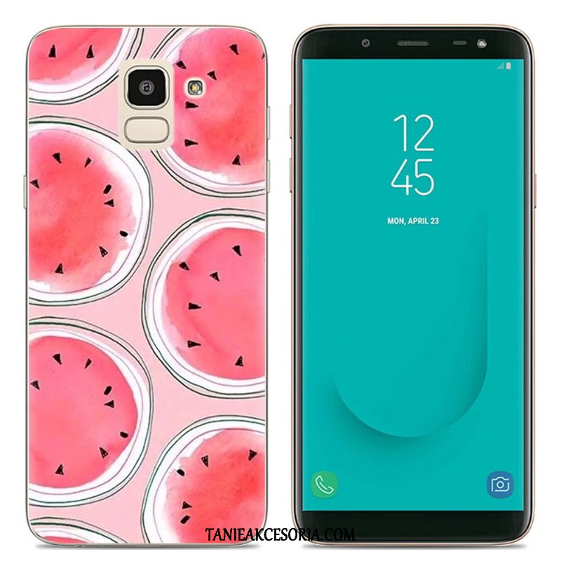 Etui Samsung Galaxy J6 Przezroczysty Kolor Kreatywne, Futerał Samsung Galaxy J6 Europa Silikonowe Telefon Komórkowy