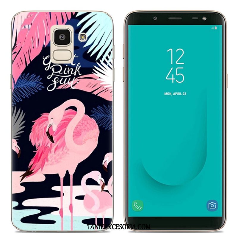 Etui Samsung Galaxy J6 Przezroczysty Kolor Kreatywne, Futerał Samsung Galaxy J6 Europa Silikonowe Telefon Komórkowy