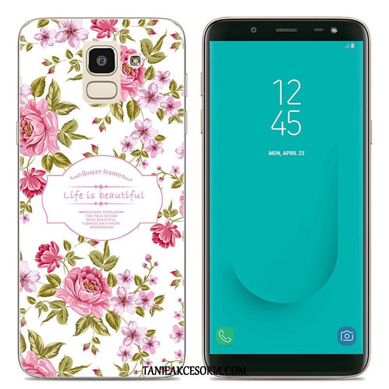 Etui Samsung Galaxy J6 Przezroczysty Kolor Kreatywne, Futerał Samsung Galaxy J6 Europa Silikonowe Telefon Komórkowy