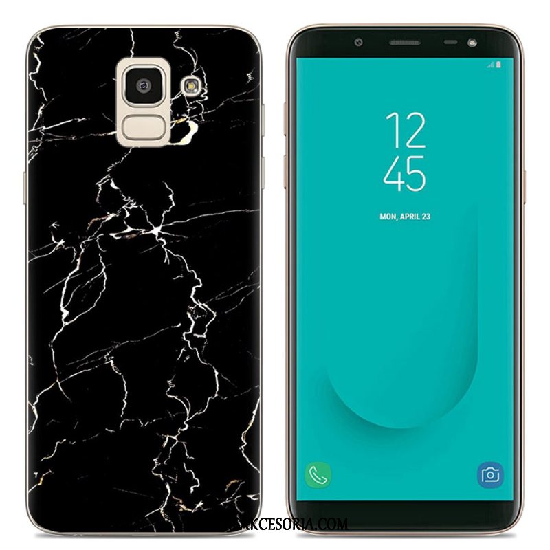 Etui Samsung Galaxy J6 Przezroczysty Kolor Kreatywne, Futerał Samsung Galaxy J6 Europa Silikonowe Telefon Komórkowy