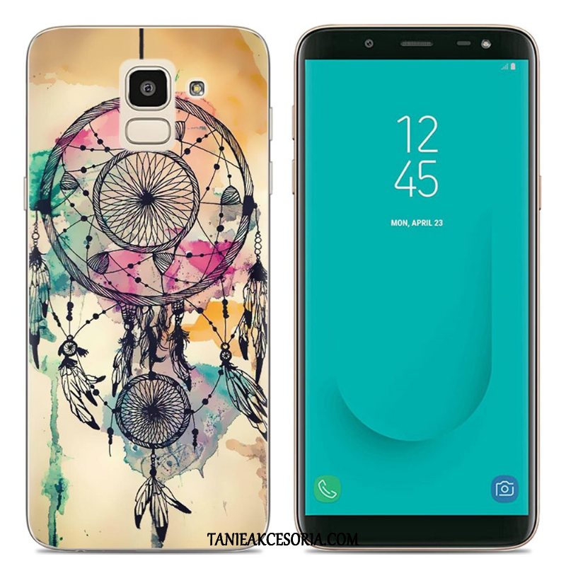 Etui Samsung Galaxy J6 Przezroczysty Kolor Kreatywne, Futerał Samsung Galaxy J6 Europa Silikonowe Telefon Komórkowy