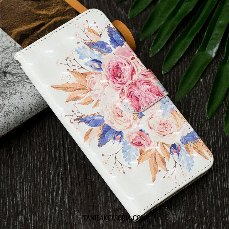 Etui Samsung Galaxy J6 Skórzany Futerał Kreskówka Gwiazda, Obudowa Samsung Galaxy J6 Motyl Kolor Złoto