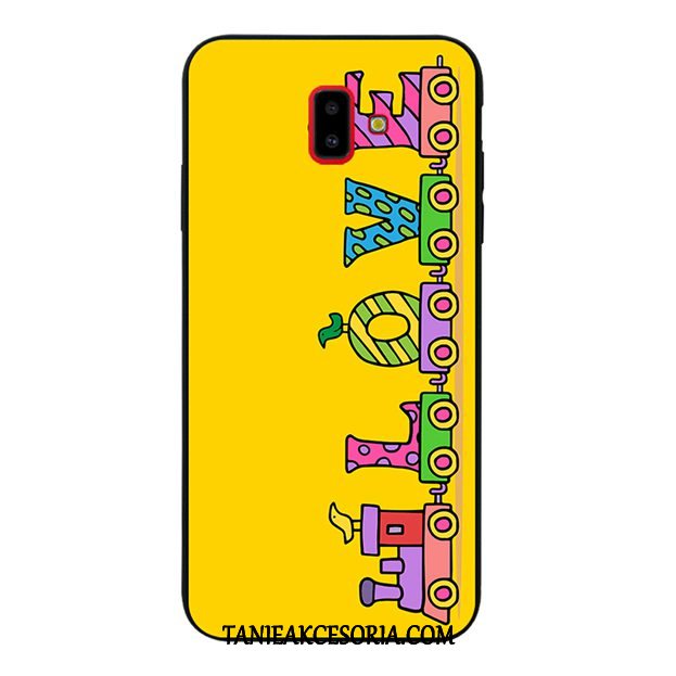 Etui Samsung Galaxy J6+ Szary Dostosowane Gwiazda, Futerał Samsung Galaxy J6+ Tendencja Biały Znieść