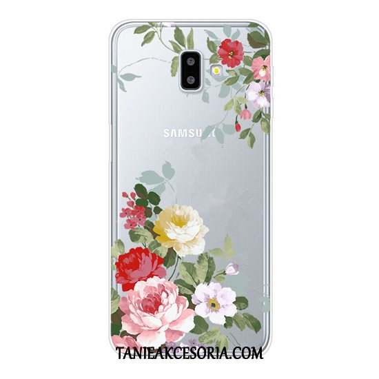 Etui Samsung Galaxy J6+ Telefon Komórkowy Gwiazda Miękki, Futerał Samsung Galaxy J6+ Kolor Wiszące Ozdoby Kwiaty