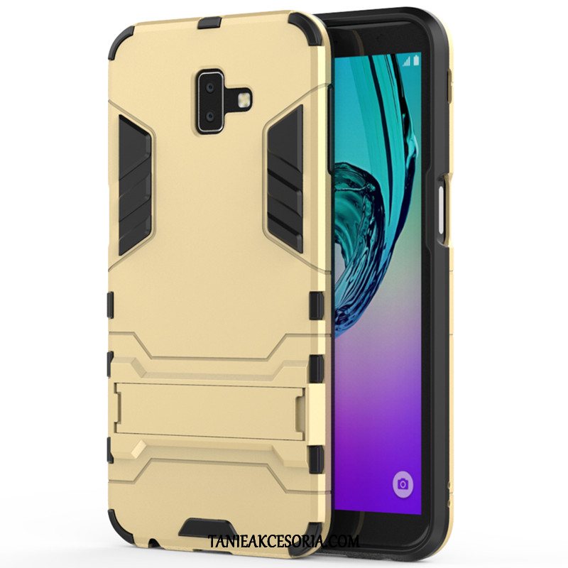 Etui Samsung Galaxy J6+ Wspornik Ochraniacz Gwiazda, Futerał Samsung Galaxy J6+ Trudno Telefon Komórkowy All Inclusive