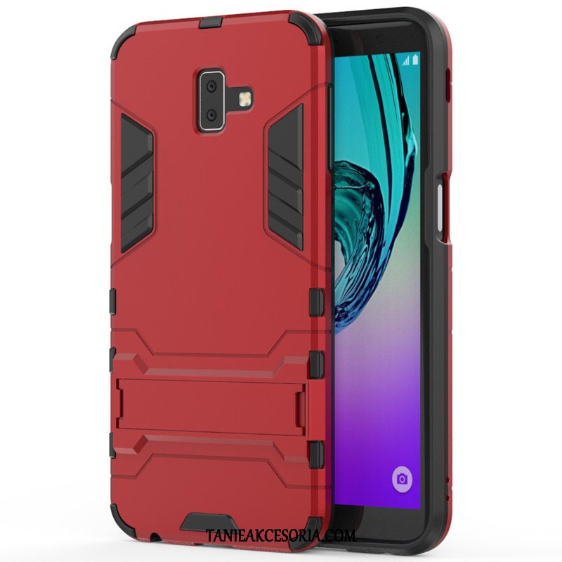 Etui Samsung Galaxy J6+ Wspornik Ochraniacz Gwiazda, Futerał Samsung Galaxy J6+ Trudno Telefon Komórkowy All Inclusive