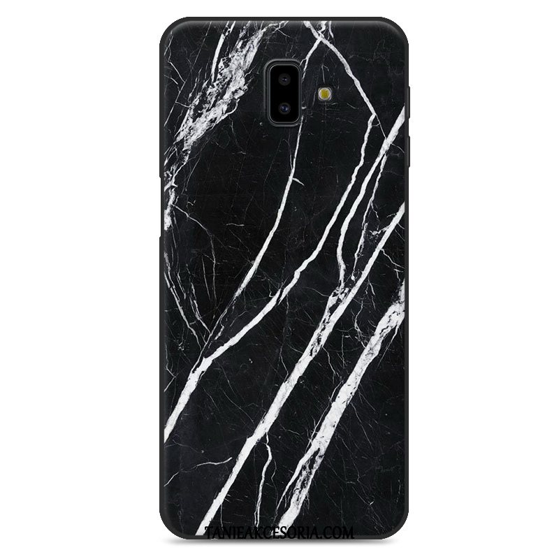 Etui Samsung Galaxy J6+ Ziarno Drewna Proste Ochraniacz, Obudowa Samsung Galaxy J6+ Telefon Komórkowy Tendencja Biały