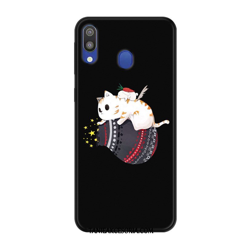 Etui Samsung Galaxy M20 Czarny Anti-fall Gwiazda, Pokrowce Samsung Galaxy M20 Telefon Komórkowy Tendencja Ochraniacz