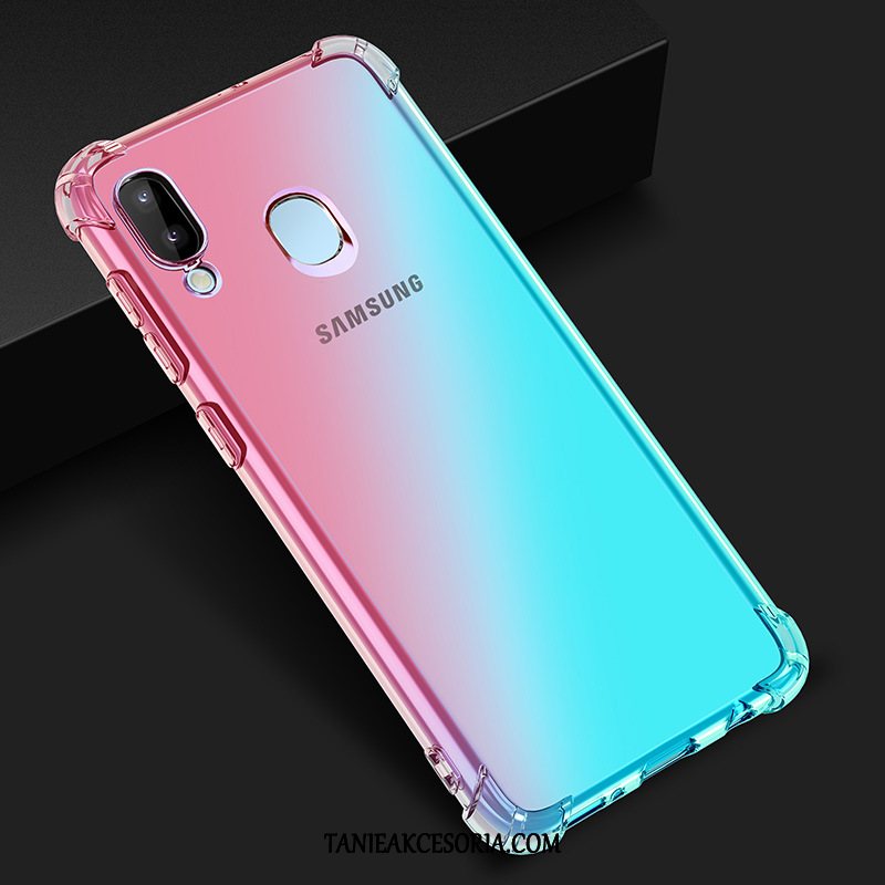 Etui Samsung Galaxy M20 Gwiazda Niebieski Kolor Gradientu, Futerał Samsung Galaxy M20 Fioletowy Telefon Komórkowy