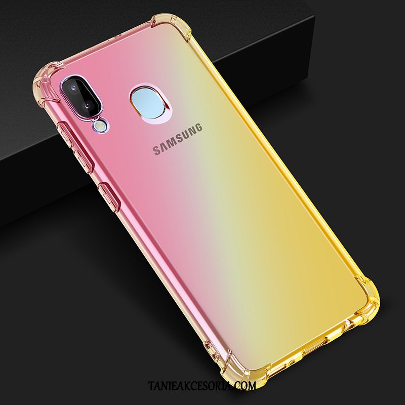 Etui Samsung Galaxy M20 Gwiazda Niebieski Kolor Gradientu, Futerał Samsung Galaxy M20 Fioletowy Telefon Komórkowy