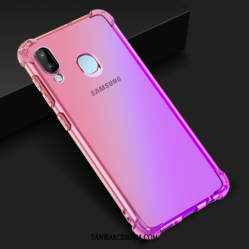 Etui Samsung Galaxy M20 Gwiazda Niebieski Kolor Gradientu, Futerał Samsung Galaxy M20 Fioletowy Telefon Komórkowy