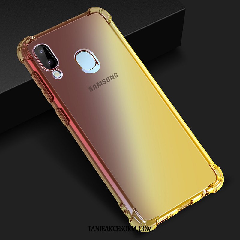 Etui Samsung Galaxy M20 Gwiazda Niebieski Kolor Gradientu, Futerał Samsung Galaxy M20 Fioletowy Telefon Komórkowy