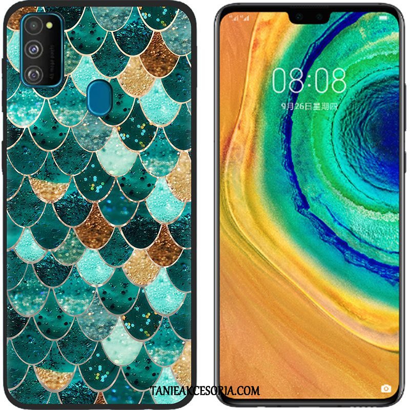 Etui Samsung Galaxy M30s Kreskówka Ochraniacz Telefon Komórkowy, Futerał Samsung Galaxy M30s Płótno Różowe Miękki