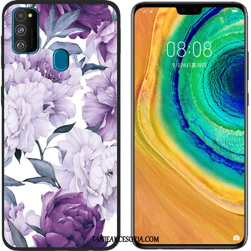 Etui Samsung Galaxy M30s Kreskówka Ochraniacz Telefon Komórkowy, Futerał Samsung Galaxy M30s Płótno Różowe Miękki