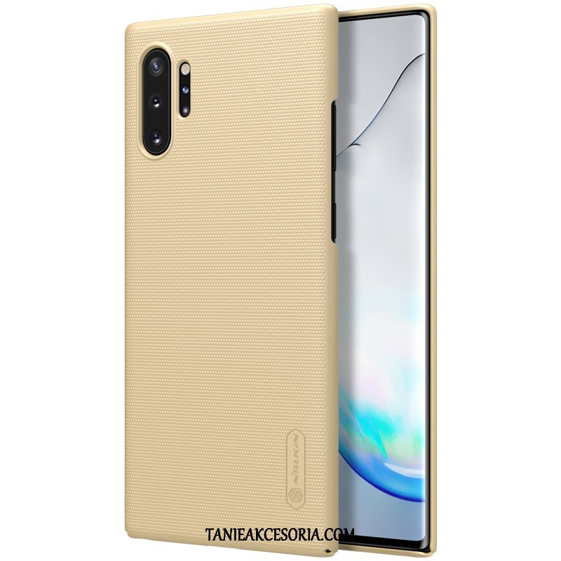 Etui Samsung Galaxy Note 10+ Biały Gwiazda Telefon Komórkowy, Pokrowce Samsung Galaxy Note 10+ Złoto Antypoślizgowe Ochraniacz