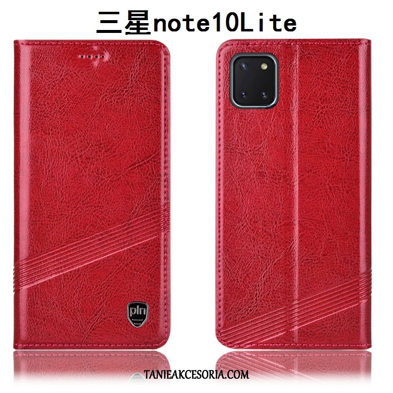 Etui Samsung Galaxy Note 10 Lite All Inclusive Ochraniacz Anti-fall, Obudowa Samsung Galaxy Note 10 Lite Gwiazda Telefon Komórkowy Czerwony