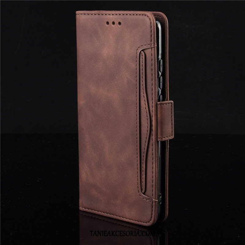 Etui Samsung Galaxy Note 10 Lite Czerwony Portfel Telefon Komórkowy, Obudowa Samsung Galaxy Note 10 Lite Gwiazda Proszek Skórzany Futerał