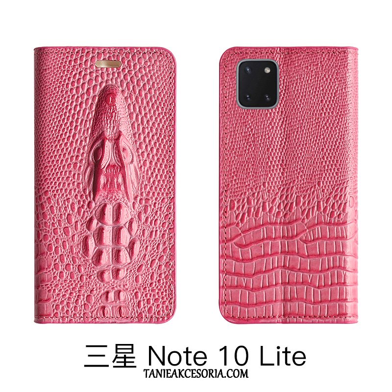 Etui Samsung Galaxy Note 10 Lite Gwiazda All Inclusive Skórzany, Futerał Samsung Galaxy Note 10 Lite Ochraniacz Żółty Wysoki Koniec