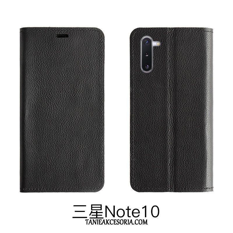 Etui Samsung Galaxy Note 10 Lite Ochraniacz Litchi Telefon Komórkowy, Obudowa Samsung Galaxy Note 10 Lite Wzór Gwiazda Skórzany Futerał