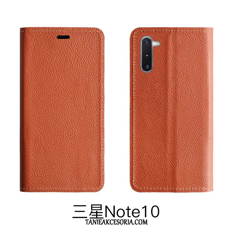 Etui Samsung Galaxy Note 10 Lite Ochraniacz Litchi Telefon Komórkowy, Obudowa Samsung Galaxy Note 10 Lite Wzór Gwiazda Skórzany Futerał