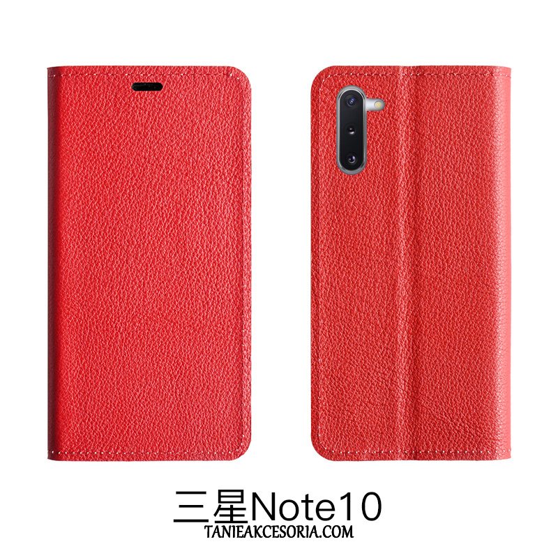 Etui Samsung Galaxy Note 10 Lite Ochraniacz Litchi Telefon Komórkowy, Obudowa Samsung Galaxy Note 10 Lite Wzór Gwiazda Skórzany Futerał