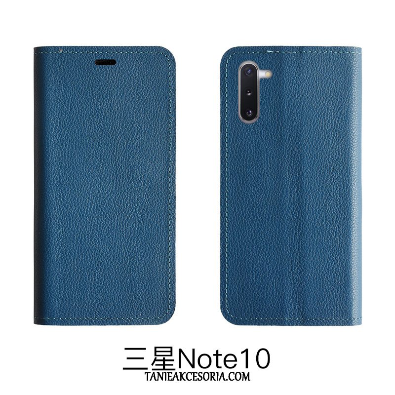 Etui Samsung Galaxy Note 10 Lite Ochraniacz Litchi Telefon Komórkowy, Obudowa Samsung Galaxy Note 10 Lite Wzór Gwiazda Skórzany Futerał