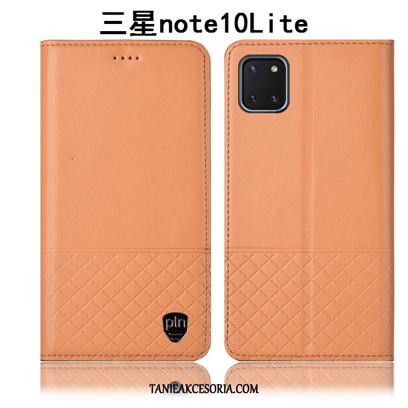 Etui Samsung Galaxy Note 10 Lite Ochraniacz Skórzany All Inclusive, Futerał Samsung Galaxy Note 10 Lite Gwiazda Telefon Komórkowy Czarny