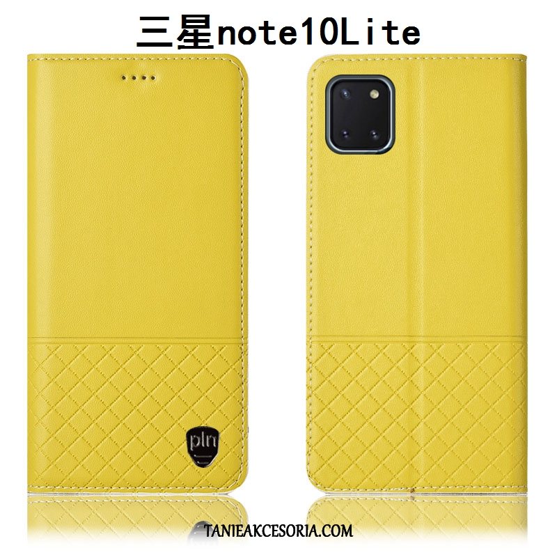 Etui Samsung Galaxy Note 10 Lite Ochraniacz Skórzany All Inclusive, Futerał Samsung Galaxy Note 10 Lite Gwiazda Telefon Komórkowy Czarny