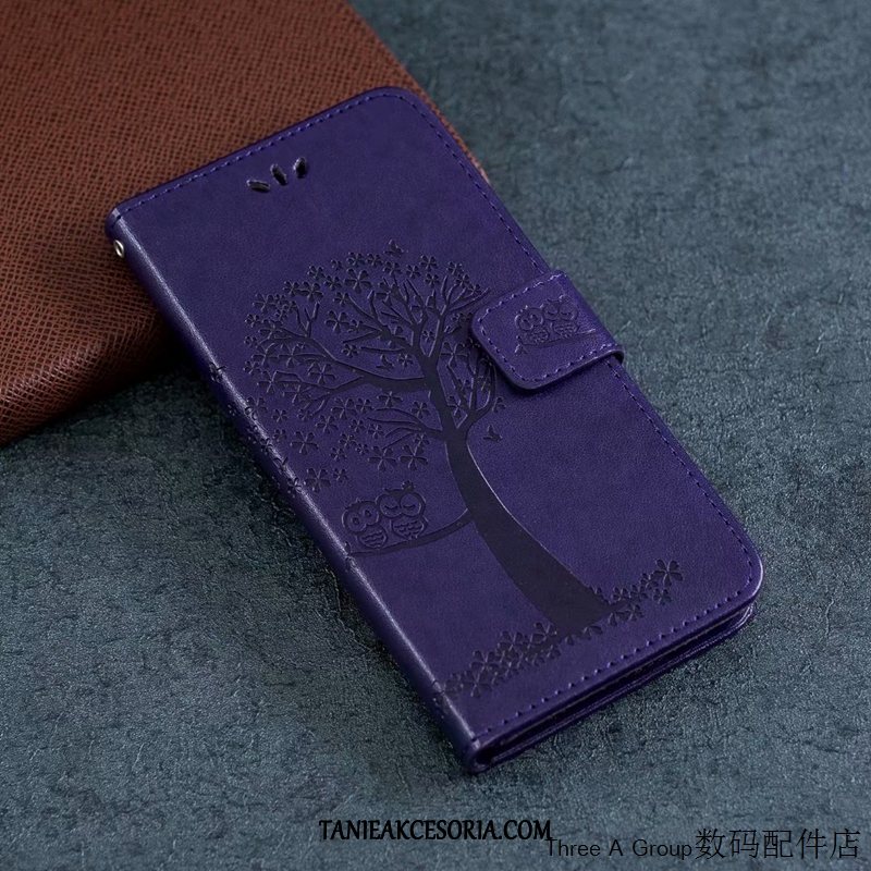 Etui Samsung Galaxy Note 10 Lite Skórzany Futerał Purpurowy Anti-fall, Obudowa Samsung Galaxy Note 10 Lite Telefon Komórkowy Gwiazda