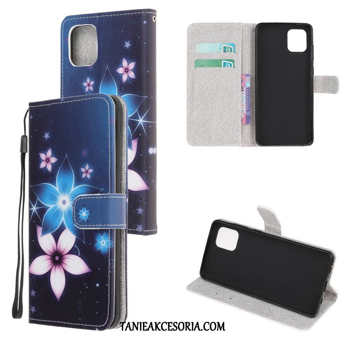 Etui Samsung Galaxy Note 10 Lite Telefon Komórkowy Niebieski Ochraniacz, Pokrowce Samsung Galaxy Note 10 Lite Kolor Skórzany Futerał Gwiazda