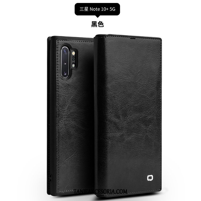 Etui Samsung Galaxy Note 10+ Ochraniacz Anti-fall Gwiazda, Pokrowce Samsung Galaxy Note 10+ Skóra Bydlęca Miękki Cienkie Braun