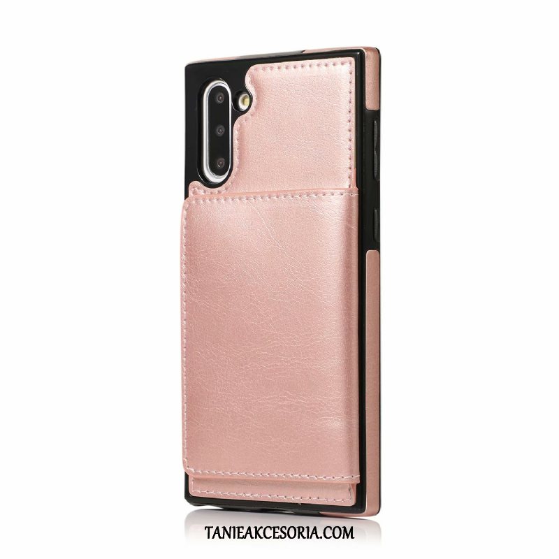 Etui Samsung Galaxy Note 10 Portfel Skórzany Wspornik, Futerał Samsung Galaxy Note 10 Niebieski Gwiazda All Inclusive