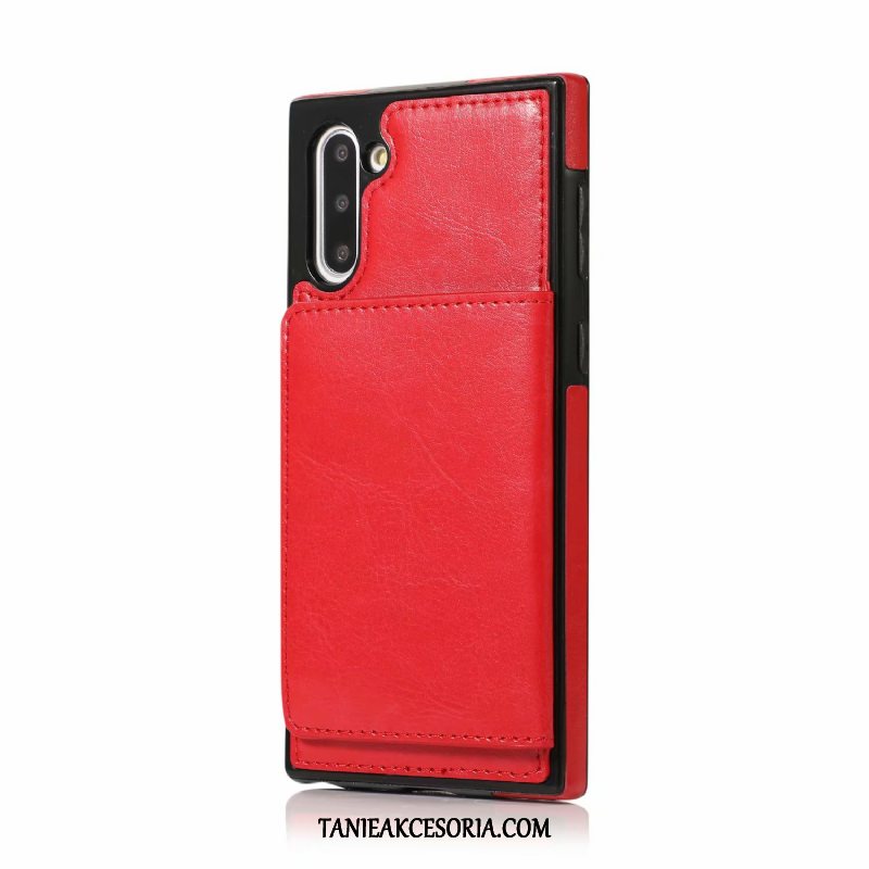 Etui Samsung Galaxy Note 10 Portfel Skórzany Wspornik, Futerał Samsung Galaxy Note 10 Niebieski Gwiazda All Inclusive