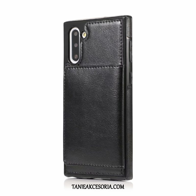 Etui Samsung Galaxy Note 10 Portfel Skórzany Wspornik, Futerał Samsung Galaxy Note 10 Niebieski Gwiazda All Inclusive